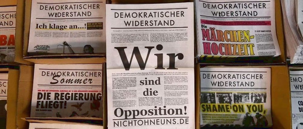 Wochenzeitung Demokratischer Widerstand |  Von Thomas Berthold, Hermann Ploppa, Anselm Lenz und der DW-Redaktion Beitragsbild