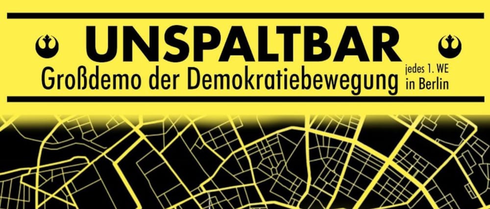 UNSPALTBAR: Großdemo der Demokratiebewegung Beitragsbild