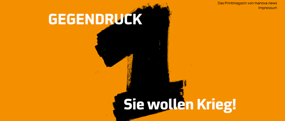 "Gegendruck": Das neue kritische Politmagazin Beitragsbild