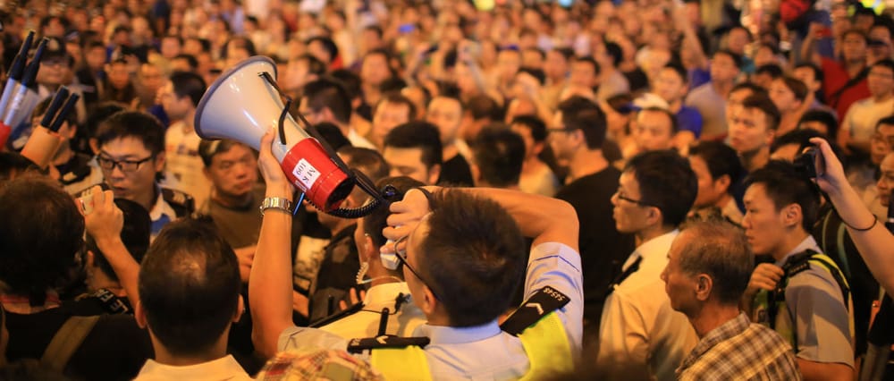 Moralisch überlegener Westen solidarisch mit chinesischen Demonstranten Beitragsbild