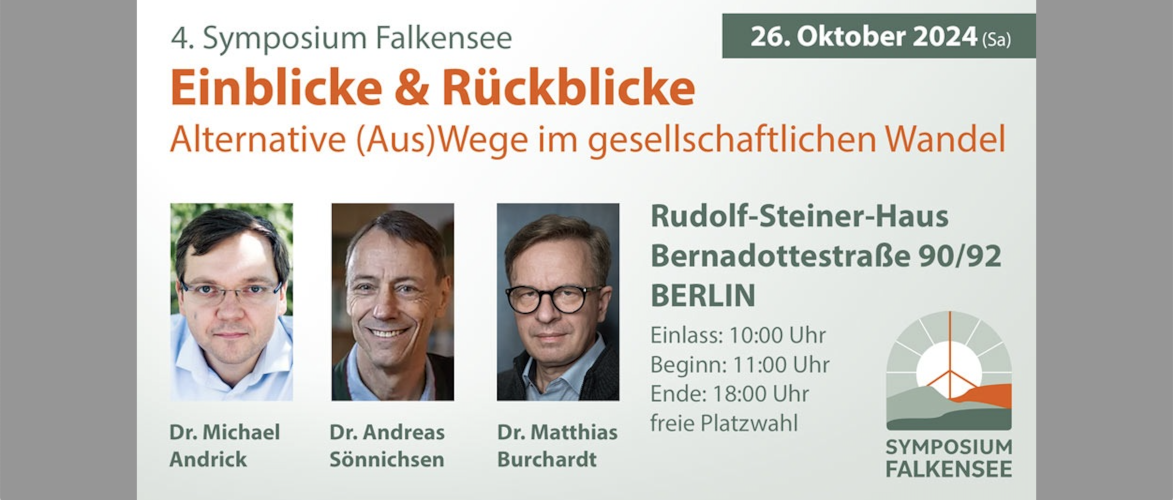 Veranstaltungshinweis: 4. Symposium Falkensee am 26.10.2024